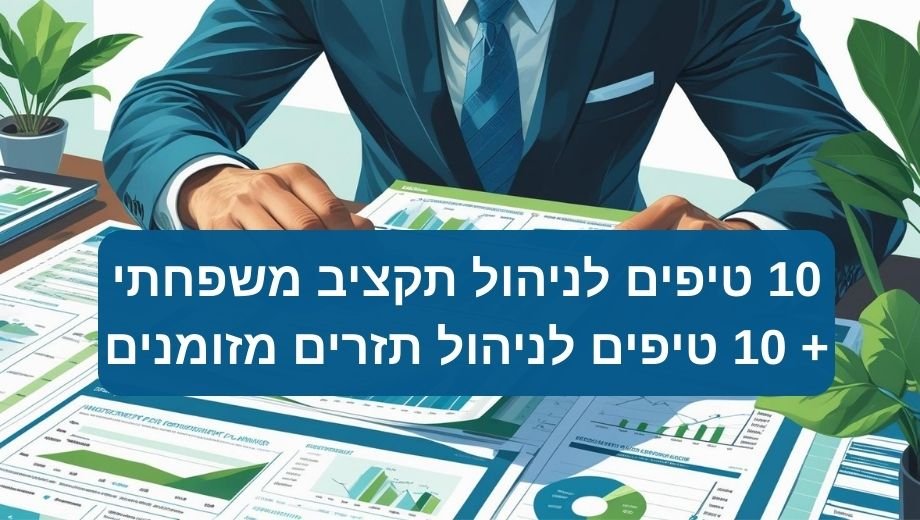 10 טיפים לניהול תקציב ו-10 טיפים לניהול תזרים